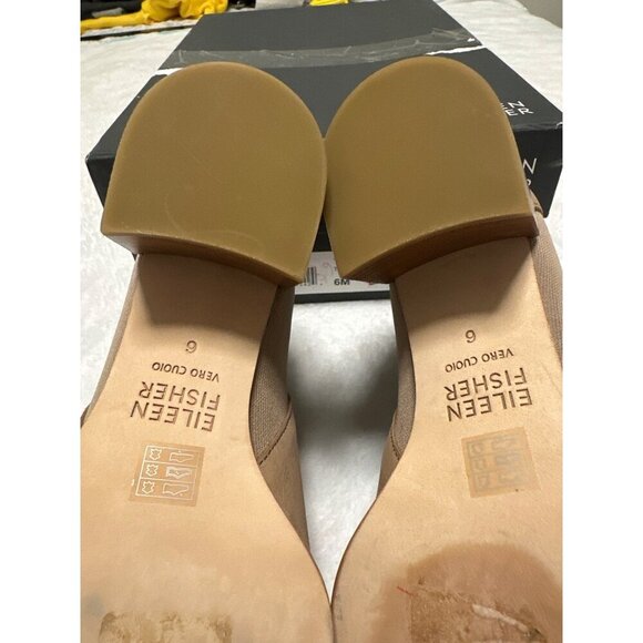 Eileen Fisher "Bayo-TN" Tumbled Nubuck Booties. NIB. Size 6 - Picture 12 of 12